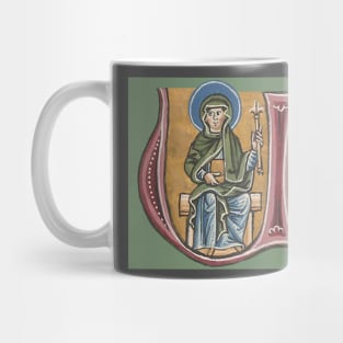 Illuminated Initial U Mug